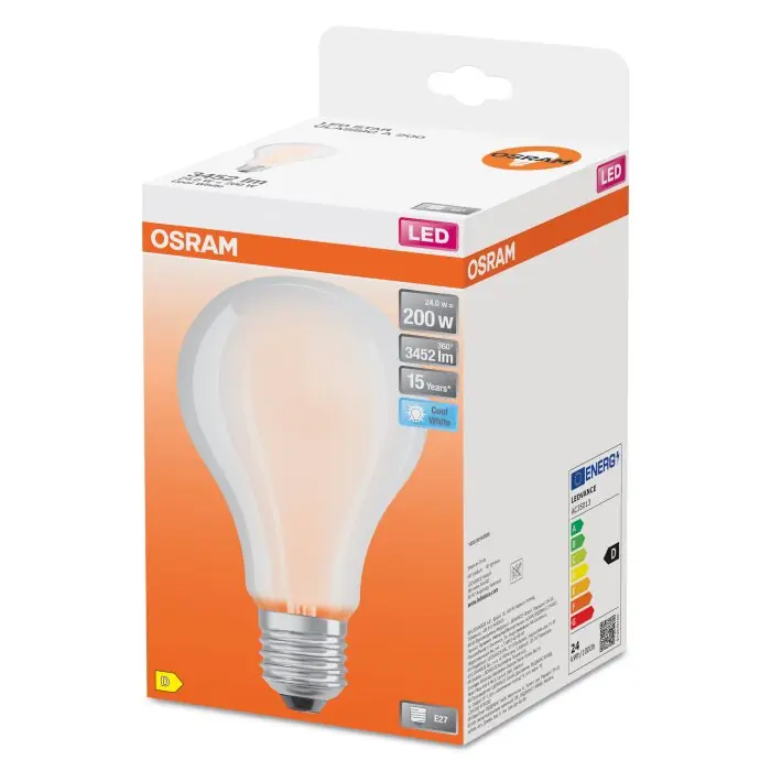 Gecertificeerd OSRAM CLASSIC A LED E27 24 Watt 4000 Kelvin 3452 Lumen