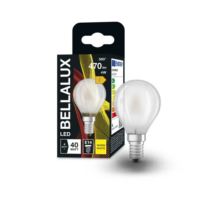 BELLALUX® LED E14 4 Watt 2700 Kelvin 470 Lumen Exclusieve Aanbieding