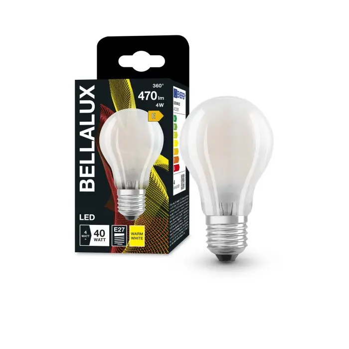 BELLALUX® LED E27 4 Watt 2700 Kelvin 470 Lumen Merkproduct