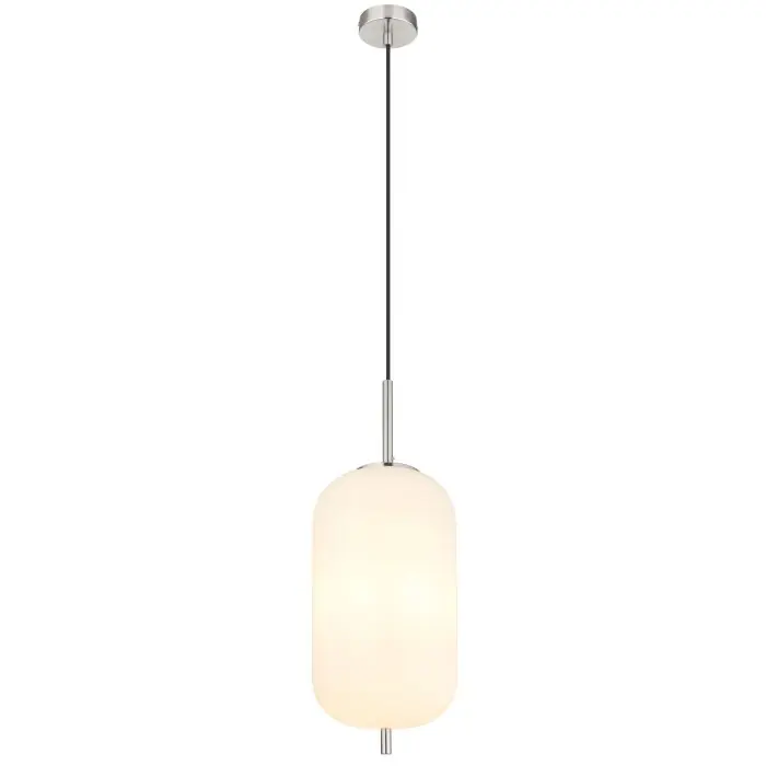 Gecertificeerd Globo BLACKY Hanger Nikkel mat, 1-licht
