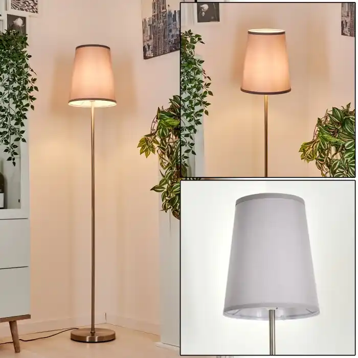 Exclusieve Aanbieding Snar Staande lamp Nikkel mat, 1-licht