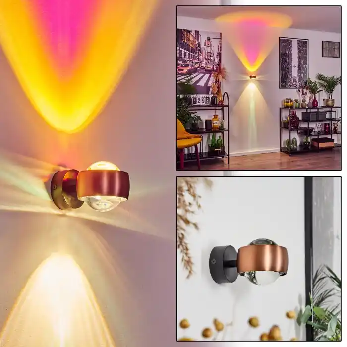Sapri Muurlamp Duidelijk, 1-licht Populair
