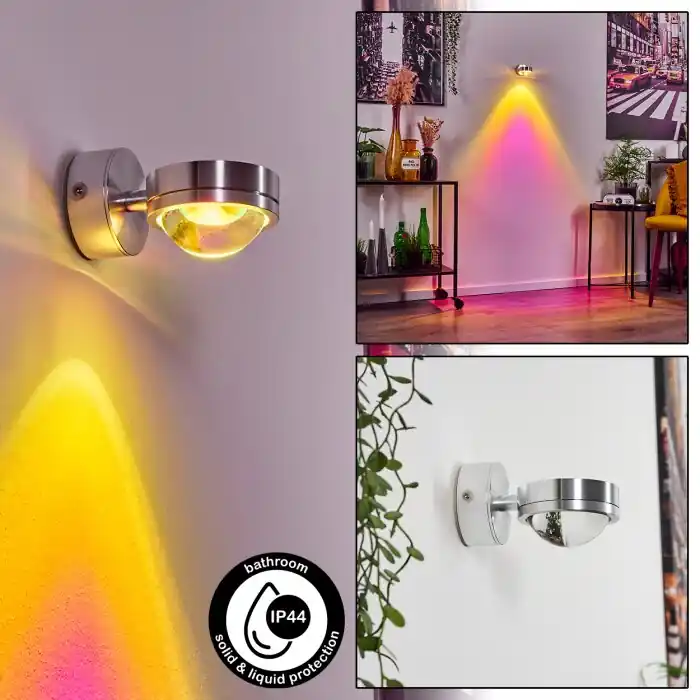 Bestel Nu Harare Muurlamp LED Chroom, 1-licht