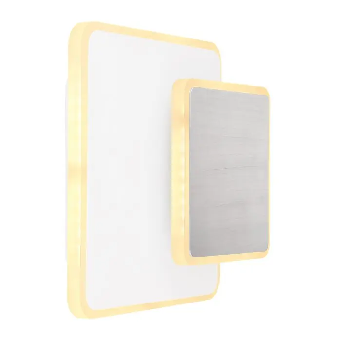 Snelle Levering Globo MANY Muurlamp LED Nikkel mat, Wit, 1-licht