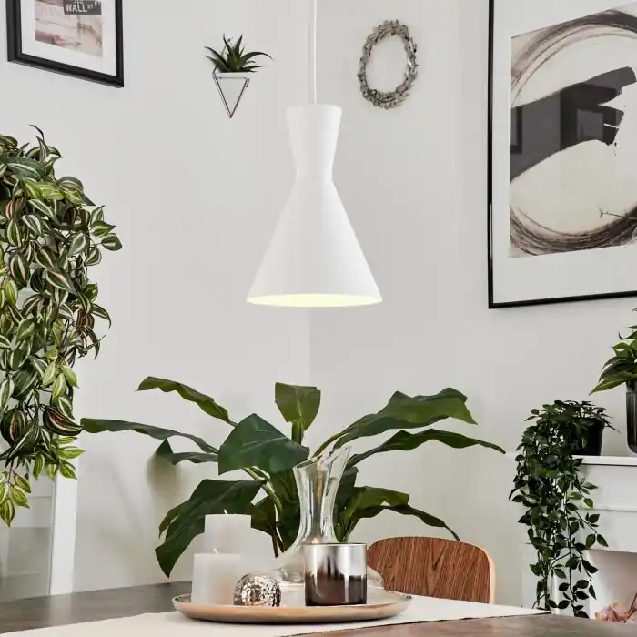 Betaalbaar Vijes Hanger Wit, 1-licht