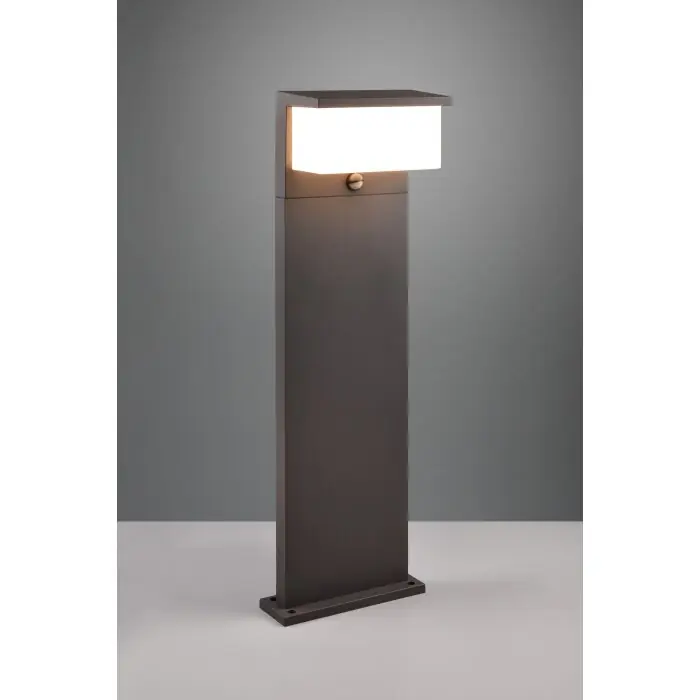 Trio Nestos Padverlichting LED Antraciet, 1-licht, Bewegingsmelder Beperkte Voorraad