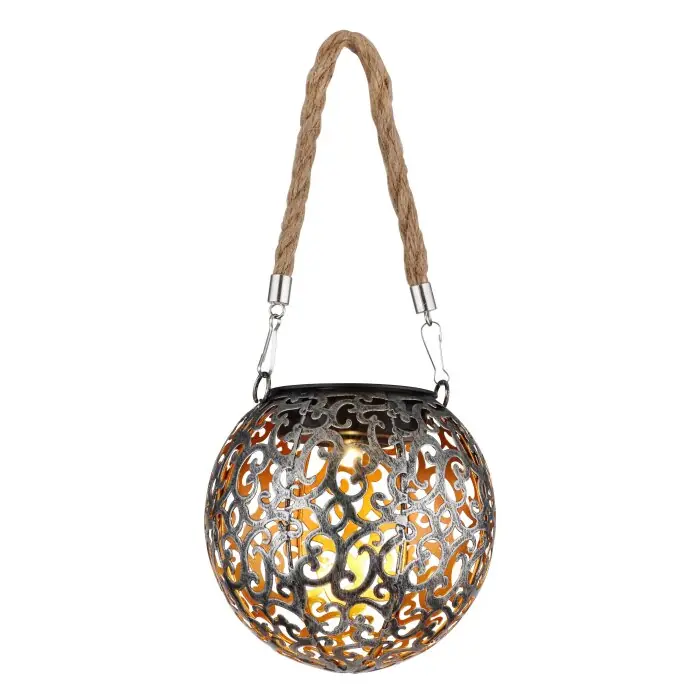 Globo SOLAR Decoratieve verlichting LED Oud zilver, Koperkleurig, 1-licht Hoge Kwaliteit