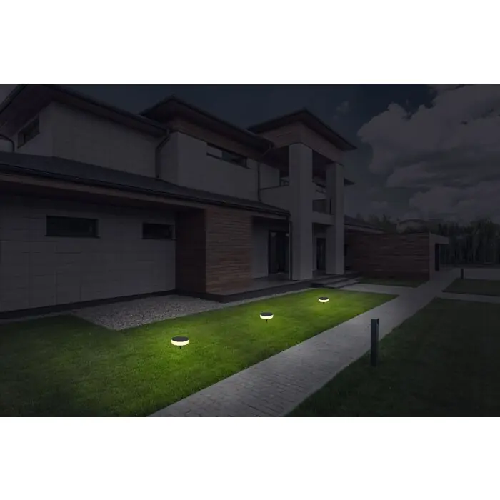 Superprijs Globo SOLAR Grondpen LED Zwart, 1-licht