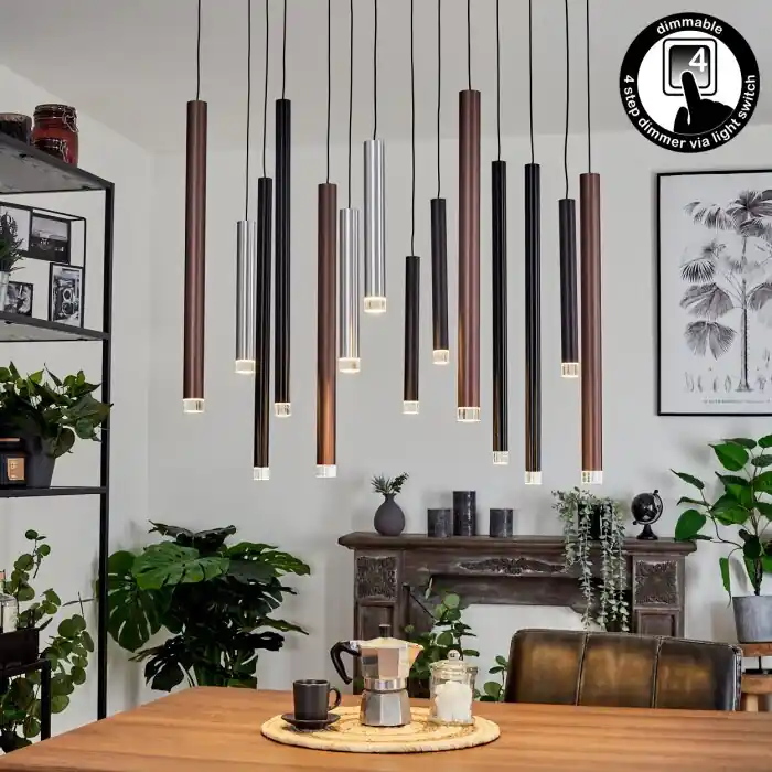 Actieprijs Krachang Hanger LED Aluminium, 1-licht