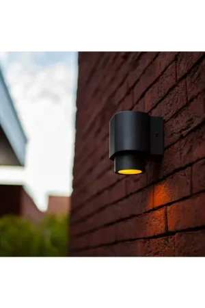 Actieprijs Lutec Cypres Buiten muurverlichting Antraciet, 1-licht