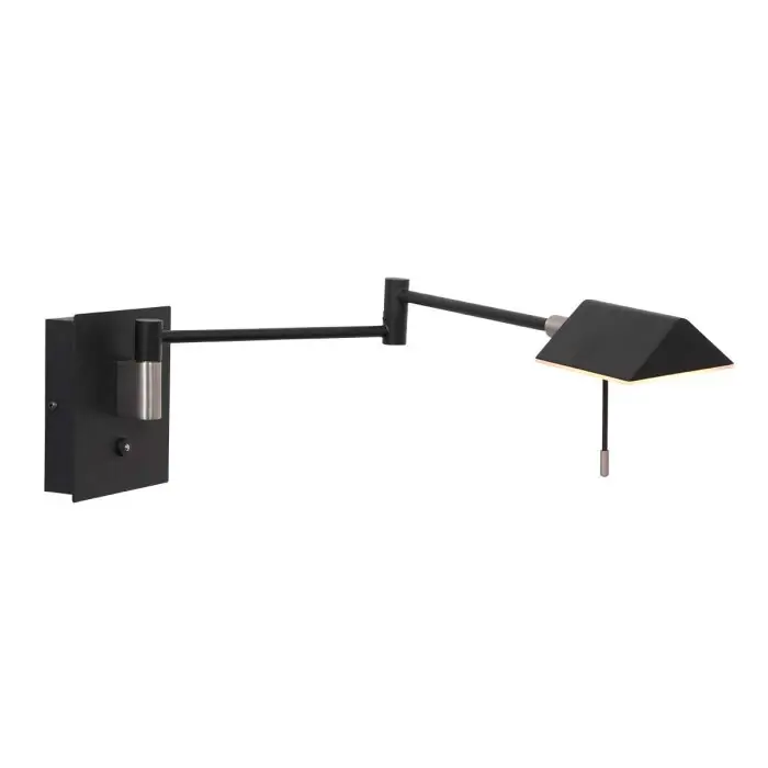 Gereduceerde Prijs Steinhauer Retina Muurlamp LED Zwart, 1-licht