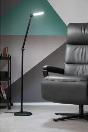 Koopje SCHÖNER WOHNEN-Kollektion Office Staande lamp LED Zwart, 1-licht