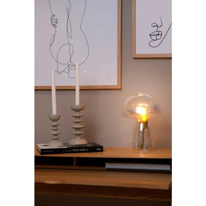 Rechtstreeks Van De Fabrikant Lucide FUNGO Tafellamp Goud, Messing, 1-licht