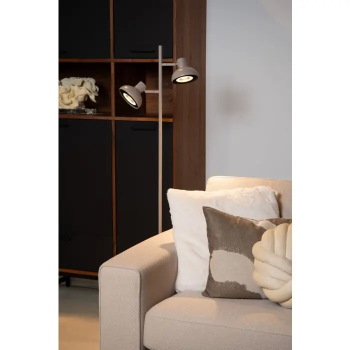 Lucide SENSAS Staande lamp Beige, 2-lichts Lage Kosten