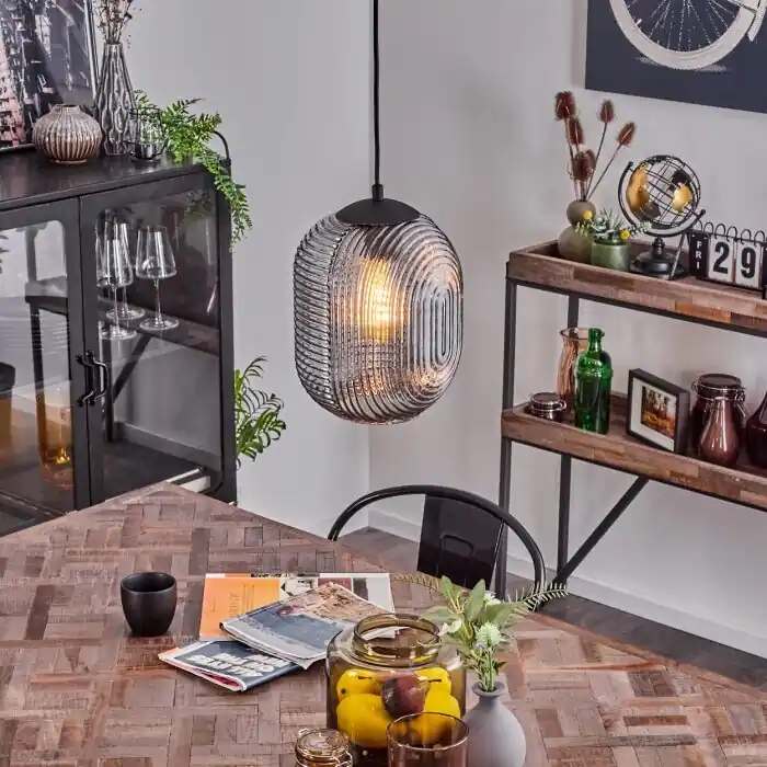 Crabinaille Hanger Zwart, 1-licht Betrouwbaar