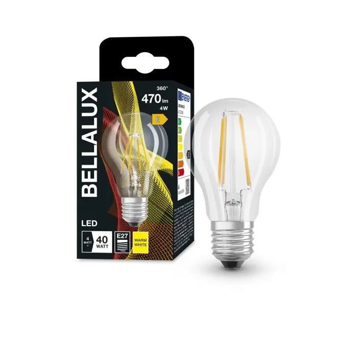 Betaalbaar BELLALUX® LED E27 4 Watt 2700 Kelvin 470 Lumen
