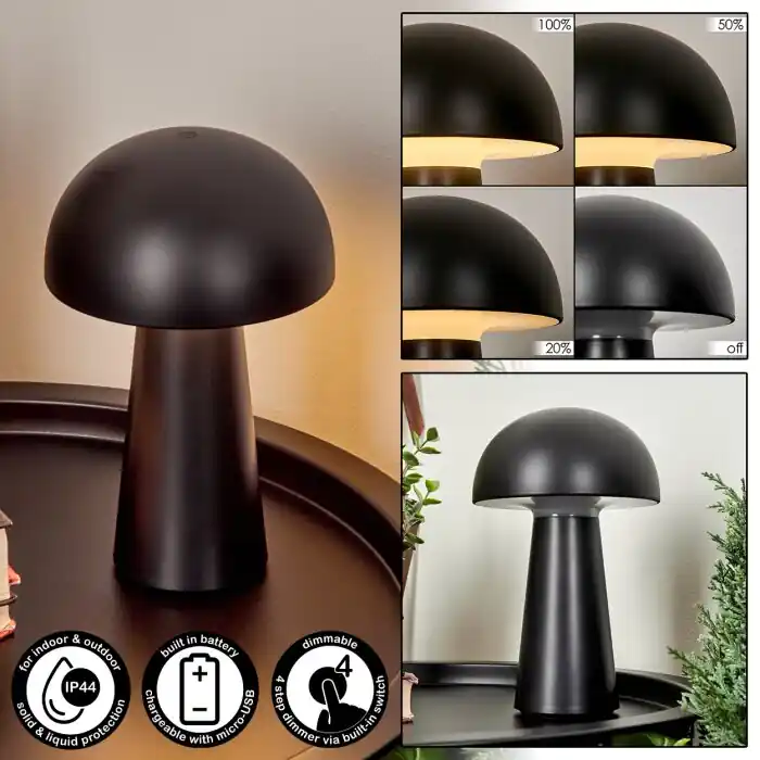 Telve Tafellamp voor buiten LED Zwart, 1-licht Speciale Aanbieding