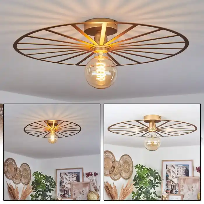 Carqueja Plafondlamp Messing, 1-licht Betaalbaar