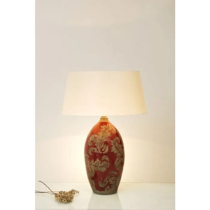 Holländer TOULOUSE Tafellamp Bruin, Goud, Red, 1-licht Nieuw