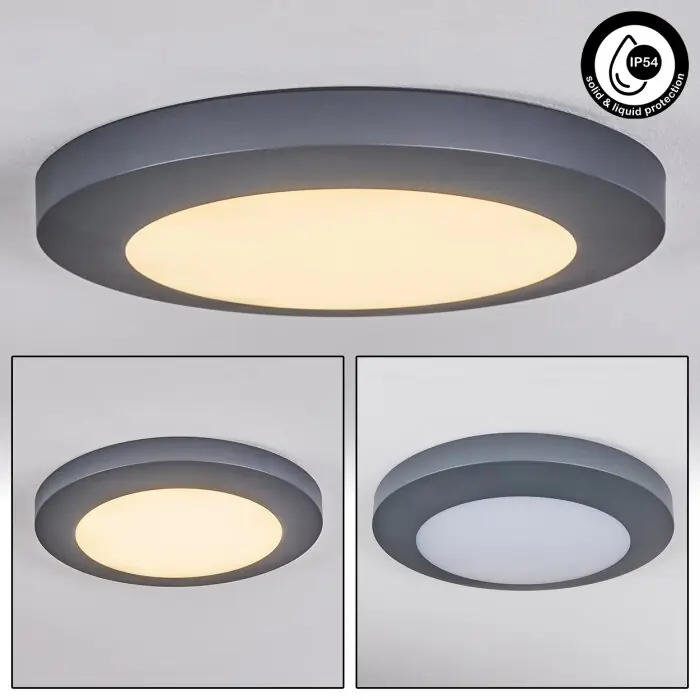 Seizoensaanbieding Durivier Buitenshuis plafond verlichting LED Antraciet, 1-licht