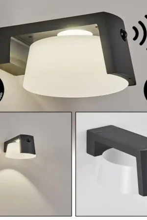 Actieprijs Lafite Solarlamp LED Antraciet, 1-licht, Bewegingsmelder