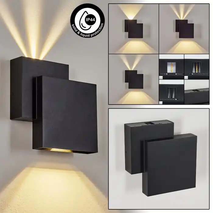 Colare Buiten muurverlichting LED Zwart, 1-licht Exclusieve Aanbieding