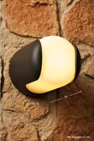 Philips Ecomoods Wandlamp voor buiten Zwart, Wit, 1-licht Bestseller