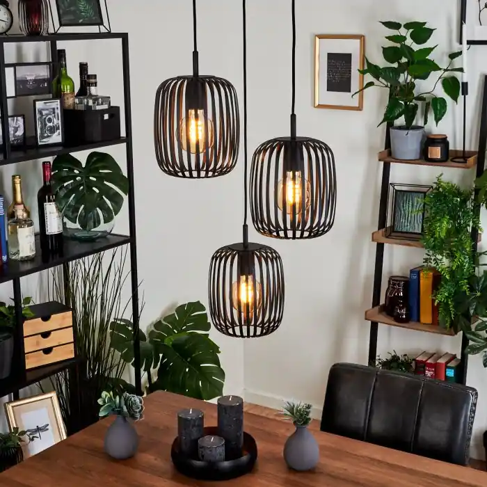 Herrera Hanger Zwart, 3-lichts Speciale Aanbieding