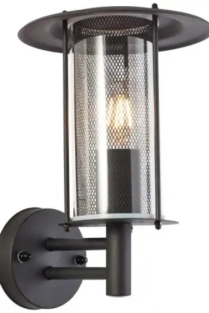 Aanbieding Brilliant Detroit Buiten muurverlichting Zwart, 1-licht