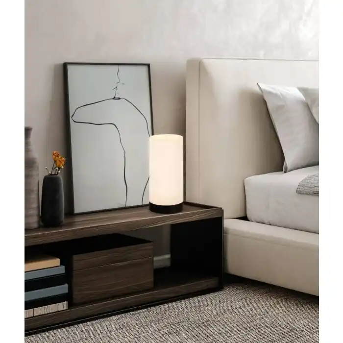 Beste Prijs Eglo FENIGLIA Tafellamp Zwart, 1-licht