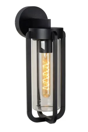 Weekendaanbieding Lucide GARLAND Buiten muurverlichting Zwart, 1-licht