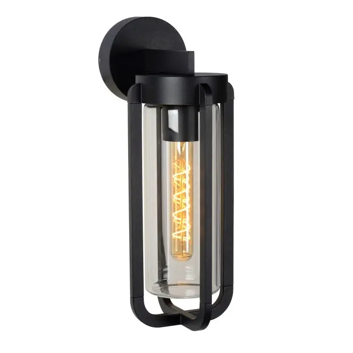 Weekendaanbieding Lucide GARLAND Buiten muurverlichting Zwart, 1-licht