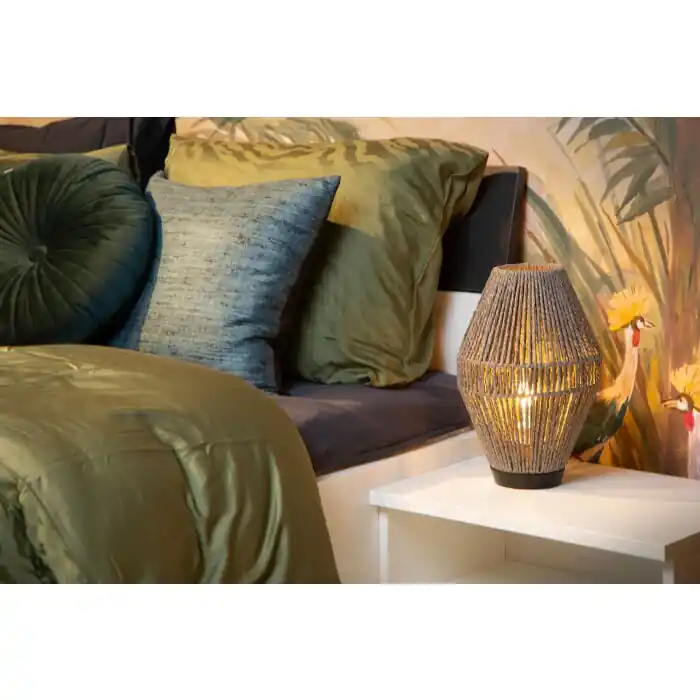 Lucide CORDULLE Tafellamp Zwart, 1-licht Shop Nu