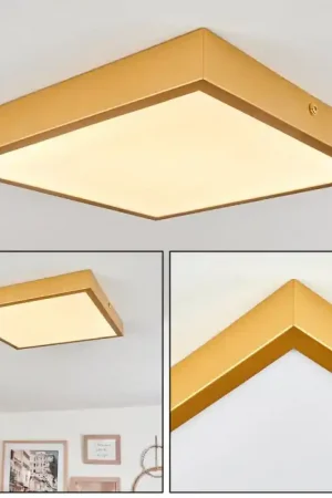 Aanbieding Broglen Plafondpaneel LED Goud, 1-licht