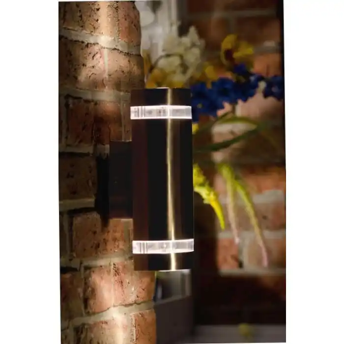 Rechtstreeks Van De Fabrikant LUTEC FOCUS Buiten muurverlichting LED roestvrij staal, 6-lichts