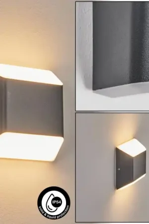 Yobo Buiten muurverlichting LED Antraciet, 1-licht Beste Prijs