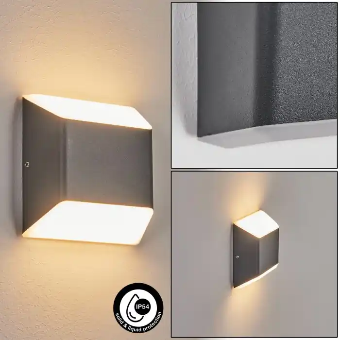 Yobo Buiten muurverlichting LED Antraciet, 1-licht Beste Prijs