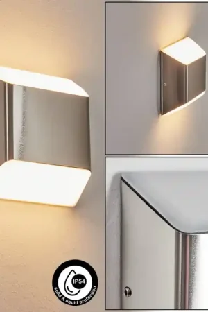 Yobo Buiten muurverlichting LED roestvrij staal, 1-licht Gereduceerde Prijs