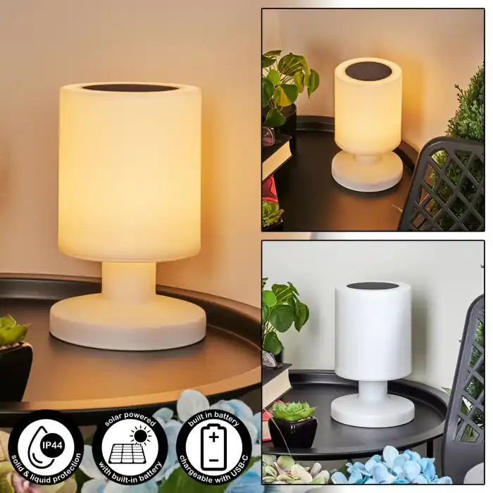 Populair Pontaut Solarlamp LED Wit, 1-licht