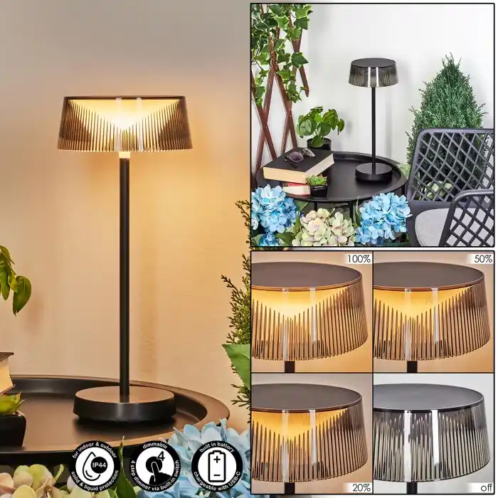 Weekendaanbieding Oundo Tafellamp voor buiten LED Zwart, 1-licht