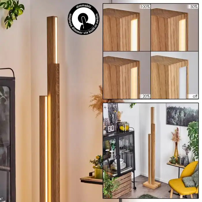Yofre Staande lamp LED Natuurlijke kleuren, 3-lichts Hete Deal