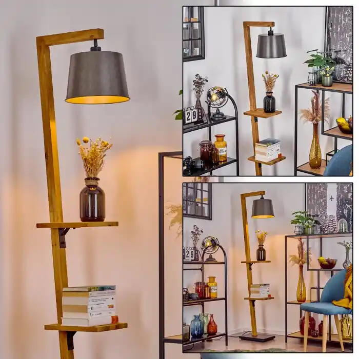 Express Levering Baval Staande lamp Natuurlijke kleuren, 1-licht