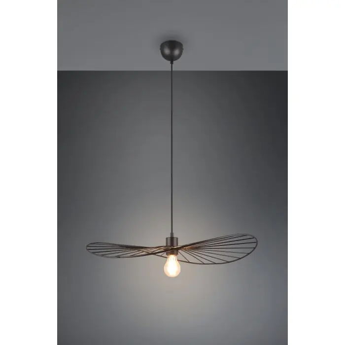 Direct Beschikbaar Reality CHAPEAU Hanglamp Zwart, 1-licht