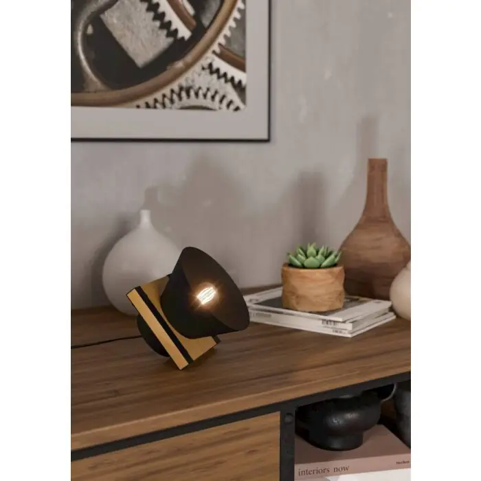 Eglo MACCLES Tafellamp Natuurlijke kleuren, Zwart, 1-licht Bestseller