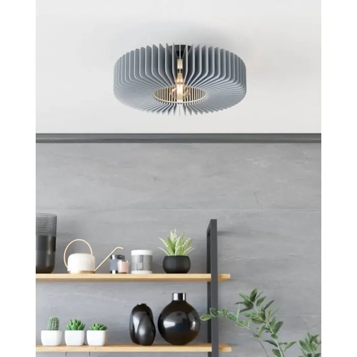 Eglo PALOMBAIA Plafondlamp Zwart, 1-licht Dagaanbieding