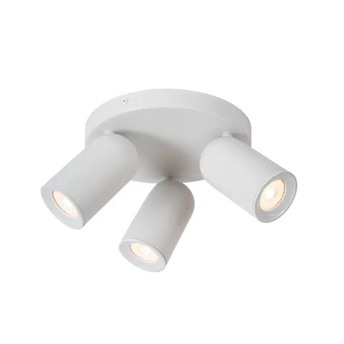 Voordeelprijs Lucide PUNCH Plafondlamp Wit, 3-lichts