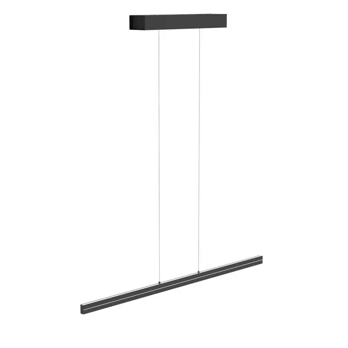 Steinhauer Bande Hanglamp LED Zwart, 4-lichts Populair