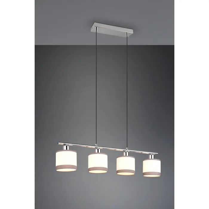 Reality DAVOS Hanglamp Chroom, 4-lichts Bestseller