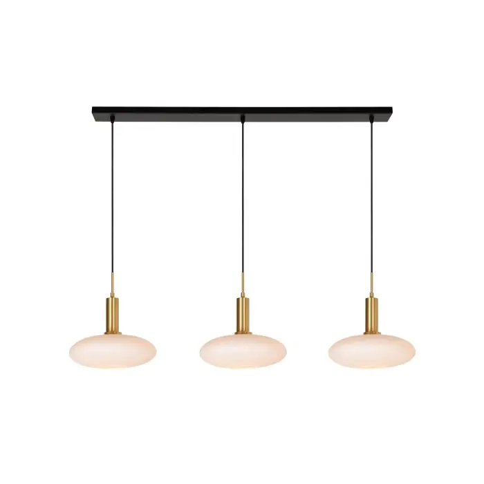 Weekendaanbieding Lucide SINGALA Hanglamp Goud, Messing, 3-lichts