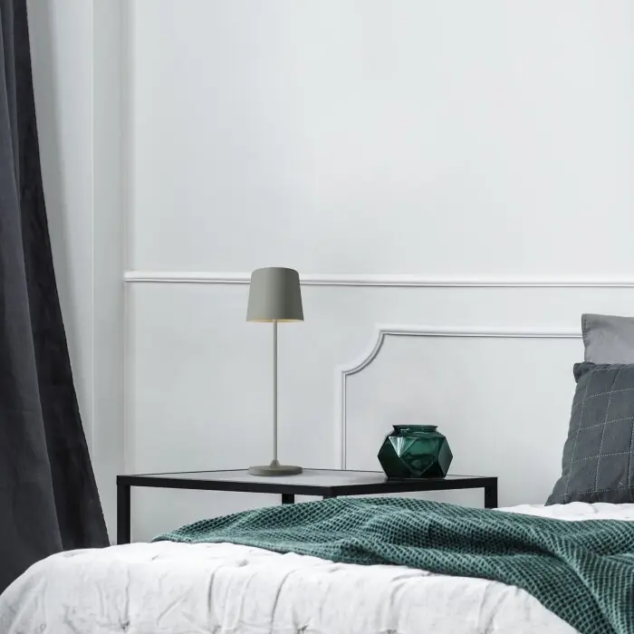 Brilliant Kaami Tafellamp voor buiten LED Grijs, 1-licht Merkproduct